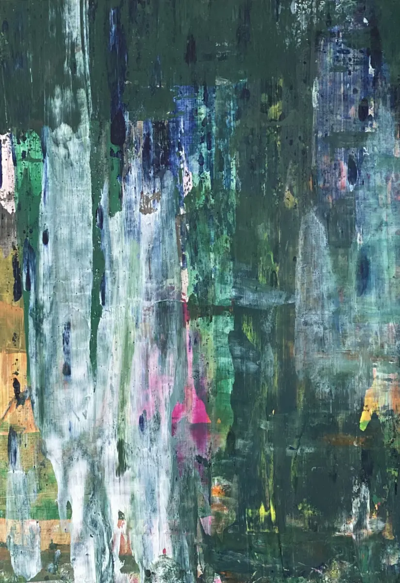 Brigitte Salzmann - pink diver, 2021