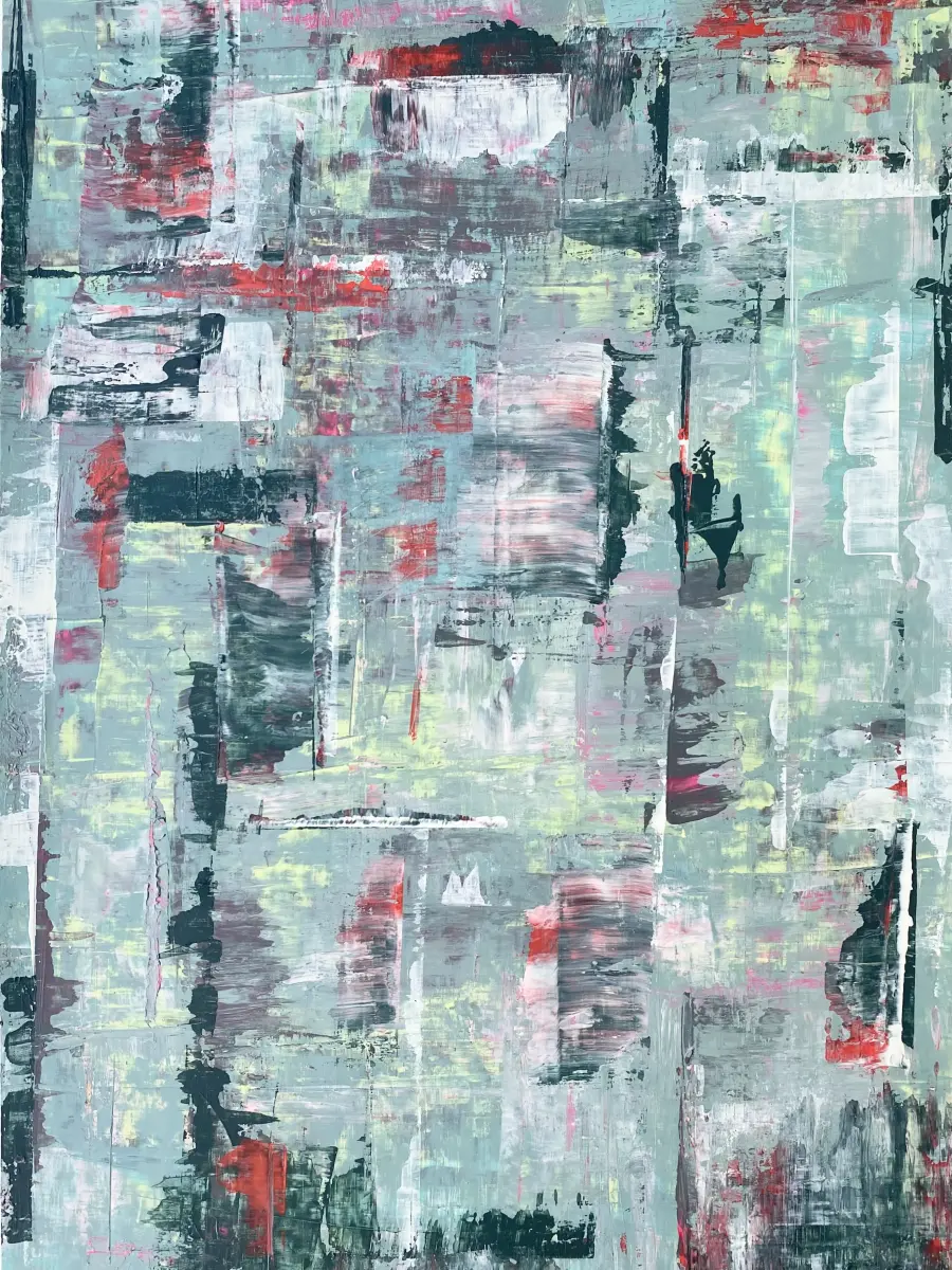 Brigitte Salzmann - other than III, 2023, acryl auf papier, 42 x 30 cm Brigitte Salzmann - other than III, 2023, acryl auf papier, 42 x 30 cm