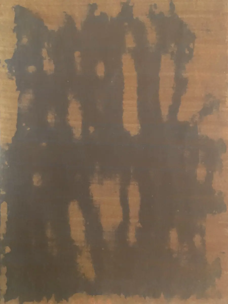Brigitte Salzmann - layering II, maybe that, 2009, acryl auf papier, 70 x 50 cm