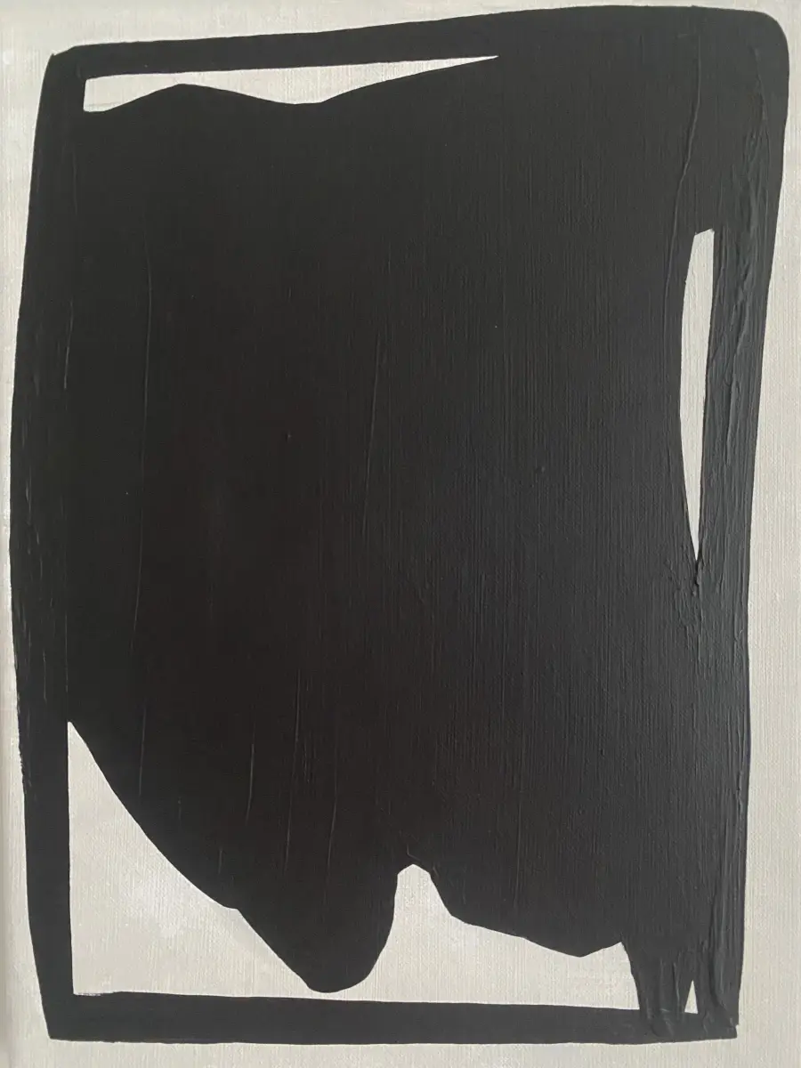 Brigitte Salzmann - summer sleep, 2026, acryl auf leinen, 40 x 30 cm