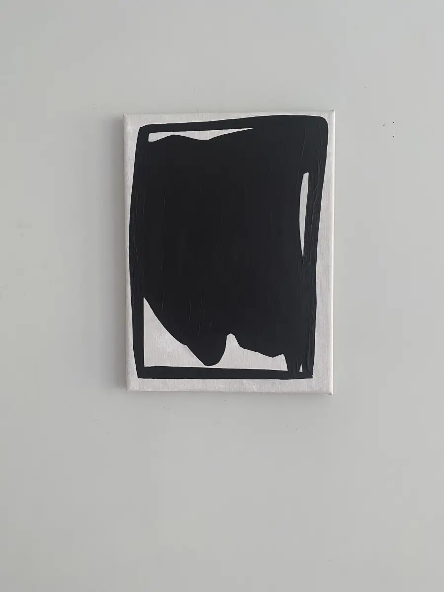 Brigitte Salzmann - summer sleep, 2026, acryl auf leinen, 40 x 30 cm